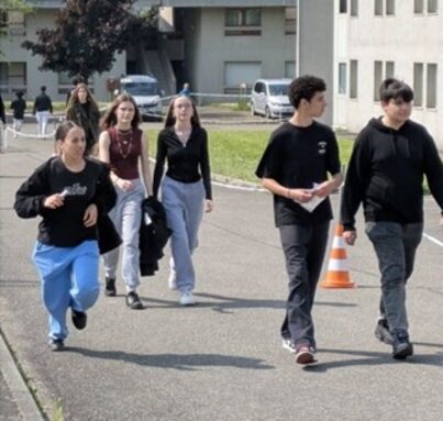 En courant ou en marchant, l ’important était de participer. Photo Le DL/P.-L.Z.