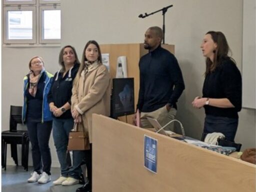 Une partie des intervenants présentés par Rachel Duboeuf . Photo Le DL/P.-L.Z.